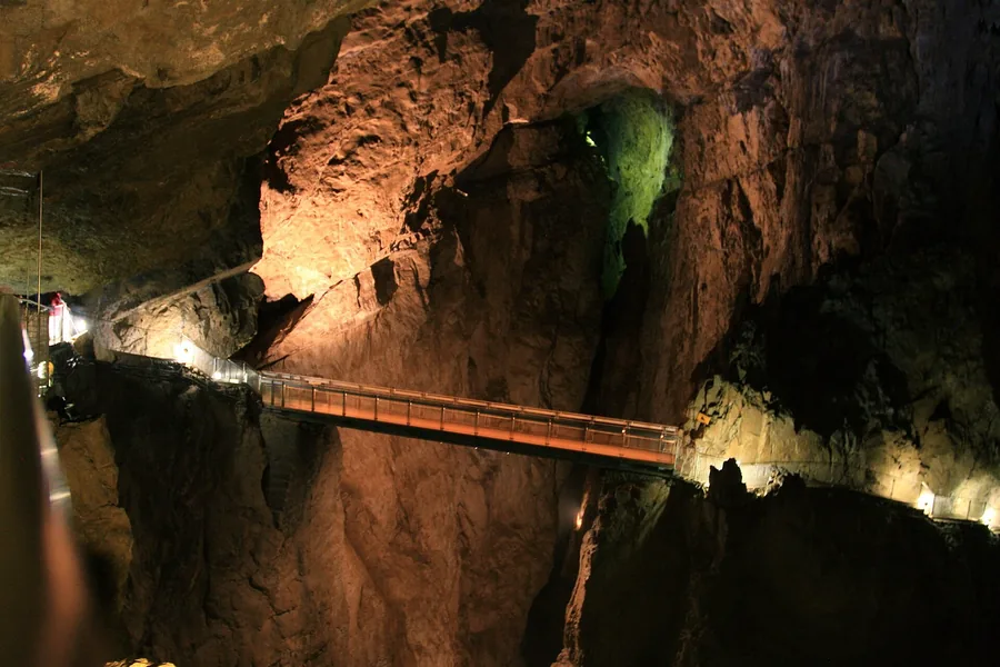Škocjan Caves underground canyon